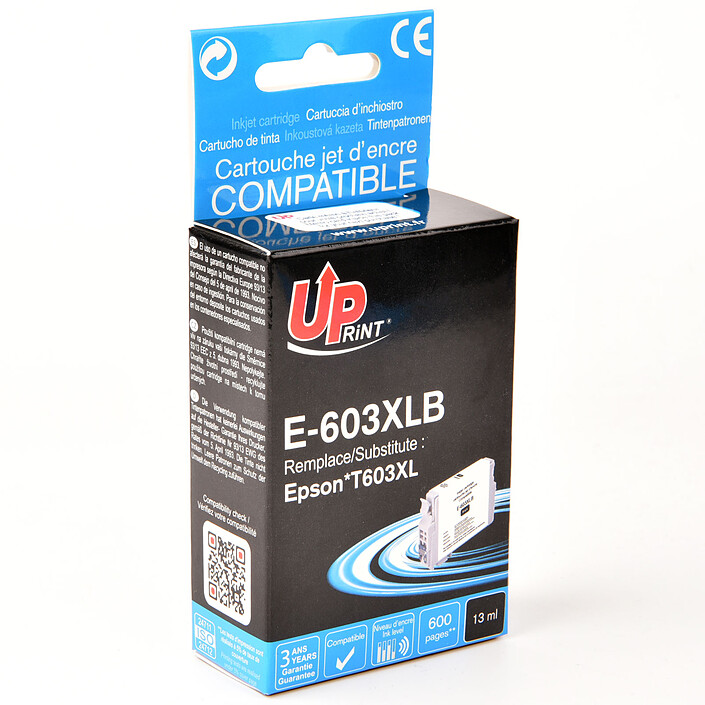 UPrint Cartouche compatible Epson 603XL Etoile de mer (Noir)