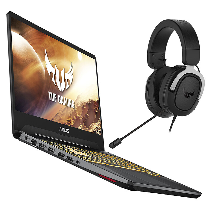 ASUS TUF505DD-AL042T + ASUS TUF Gaming H3 (Argent)
