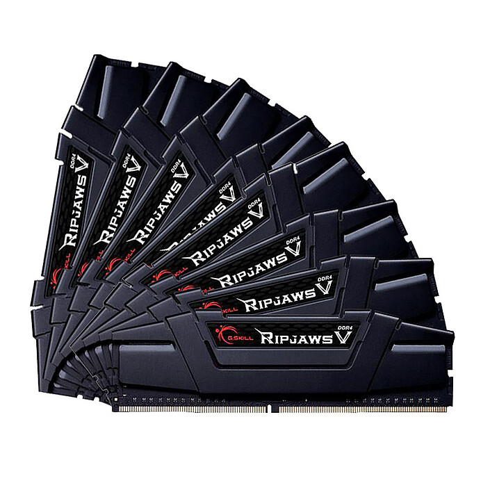 G.Skill RipJaws 5 Series Black 256 GB (8 x 32 GB) DDR4 2666 MHz CL18