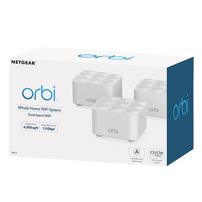 Avis Netgear Orbi Pack routeur + 2 satellites (RBK13-100PES)