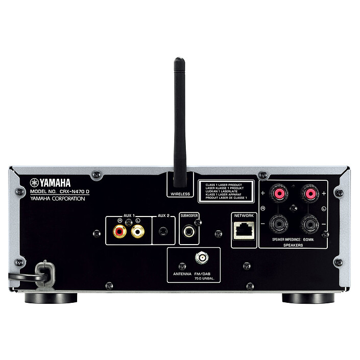 Review Yamaha MusicCast CRX-N470D Black Cabasse Antigua MT22 Walnut