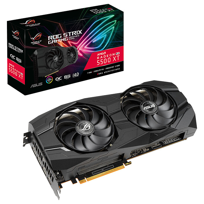 ASUS Radeon RX 5500 XT ROG-STRIX-RX5500XT-O8G-GAMING