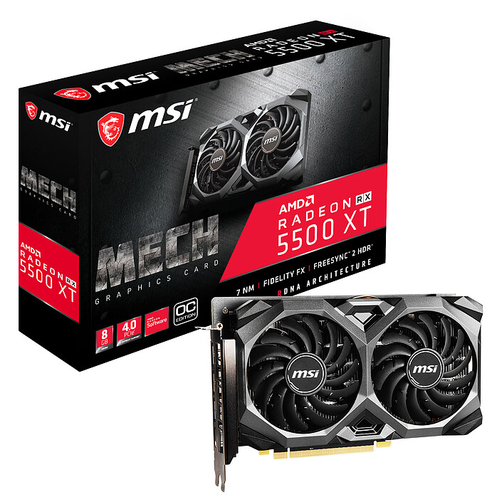 MSI Radeon RX 5500 XT MECH 8G OC