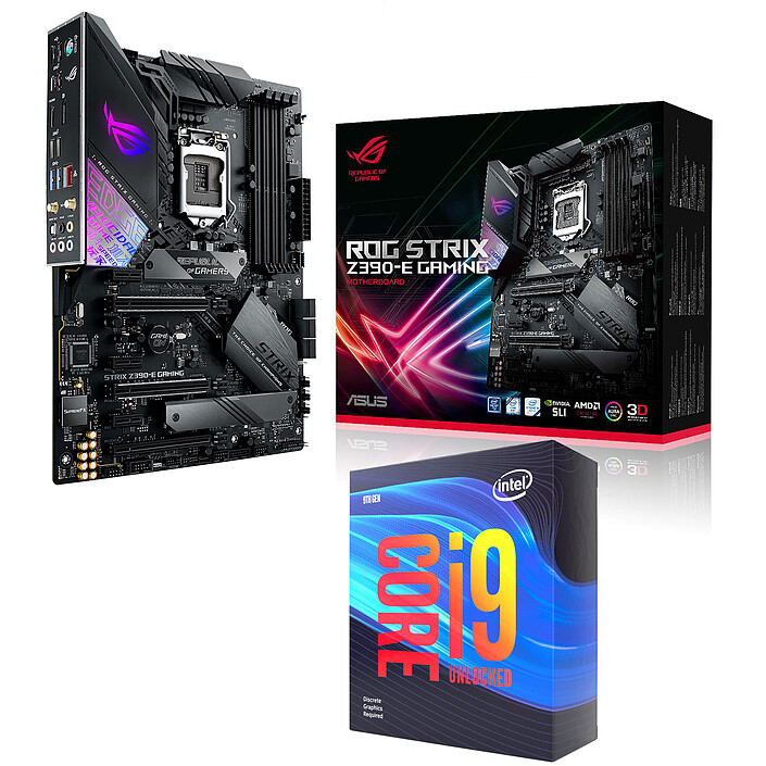 Kit Upgrade PC Core i9K ASUS ROG STRIX Z390-E GAMING