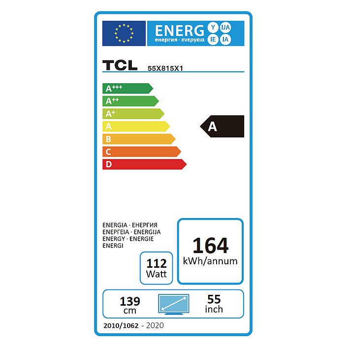 Avis TCL 55X815