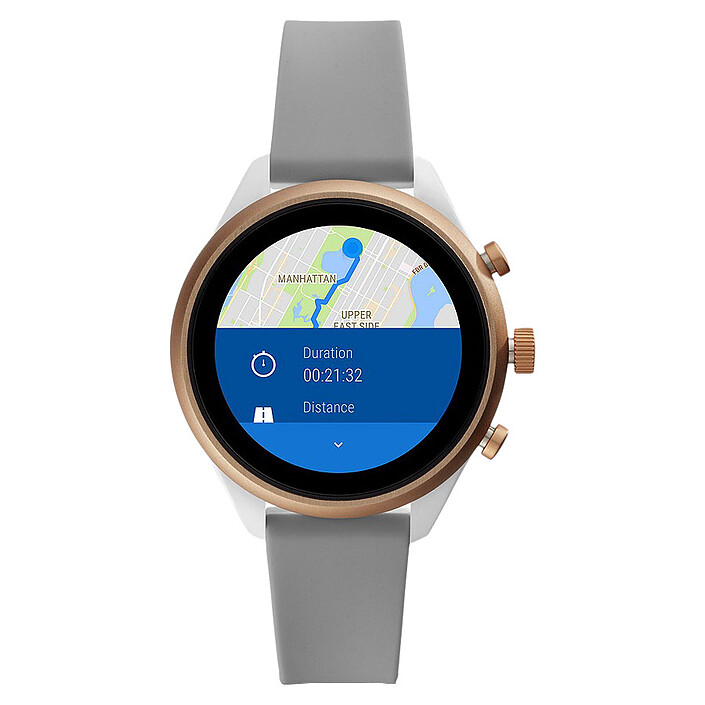 Avis Fossil Sport 41 Smartwatch (41 mm / Silicone / Gris)