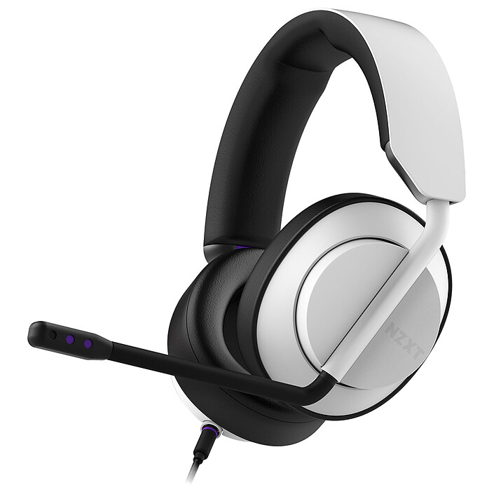 NZXT AER Headset Blanc