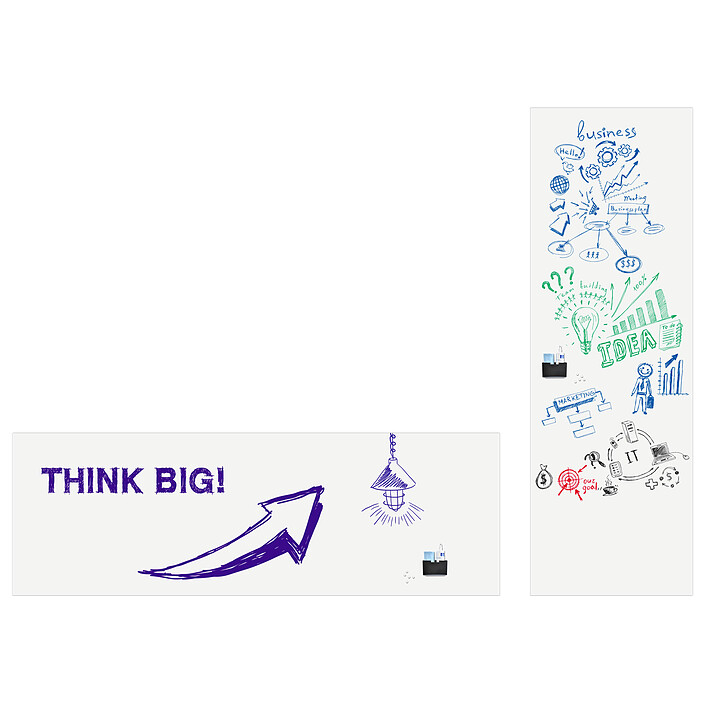 Tableau blanc et paperboard