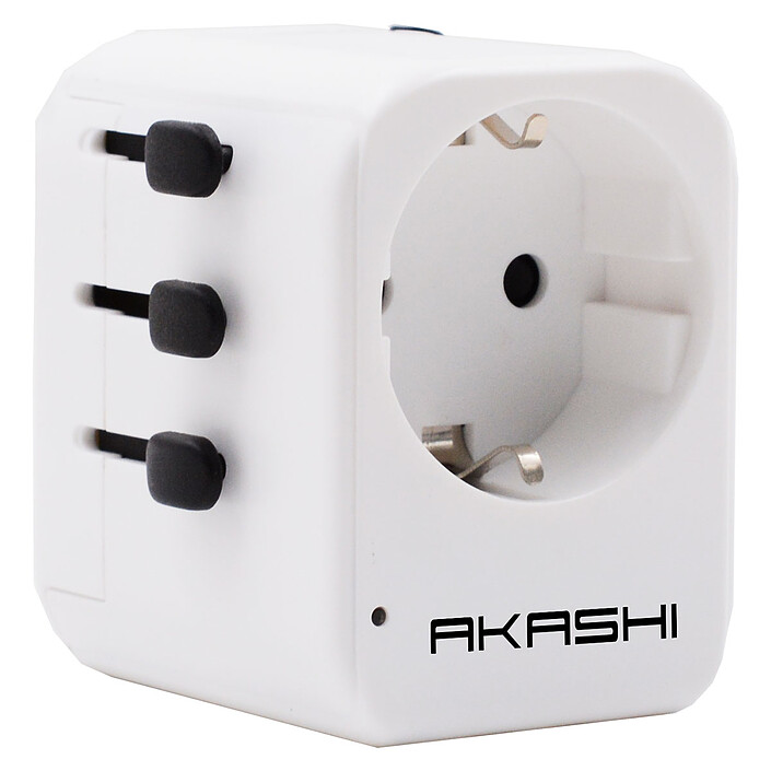 Akashi Adaptateur Universel de voyage Europe vers Monde