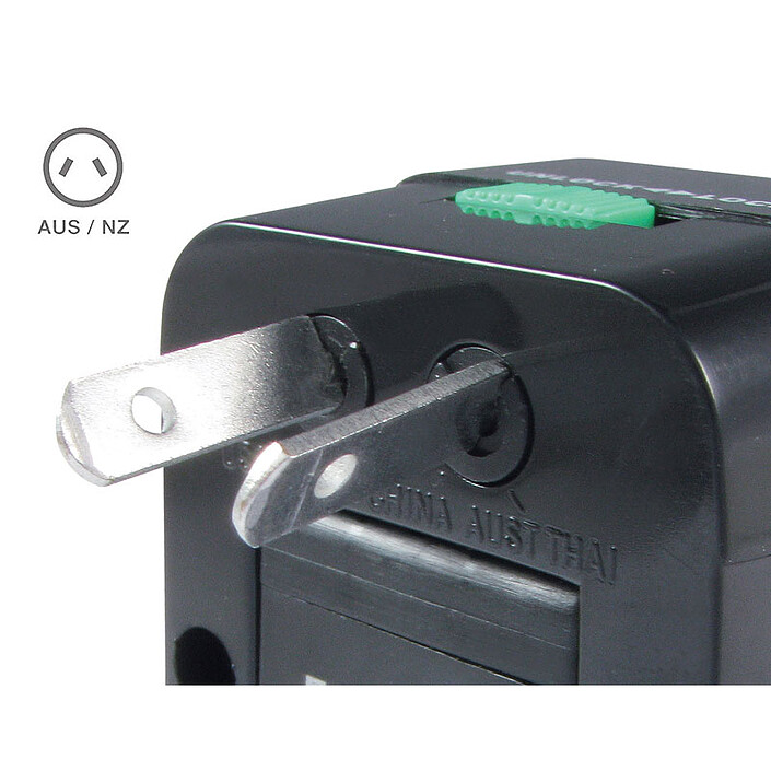 Acheter Akashi Adaptateur Universel de voyage 150 Pays avec 2 ports USB