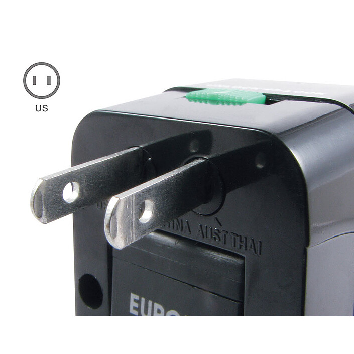 Avis Akashi Adaptateur Universel de voyage 150 Pays avec 2 ports USB