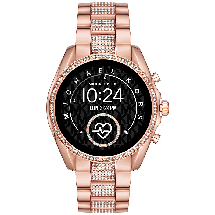 Michael Kors Access Bradshaw 2 Gen.5 (45 mm / Acero / Oro, Rosa y Strass)