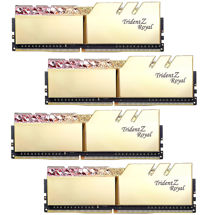 G.Skill Trident Z Royal 128 GB (4 x 32 GB) DDR4 2666 MHz CL19 - Gold