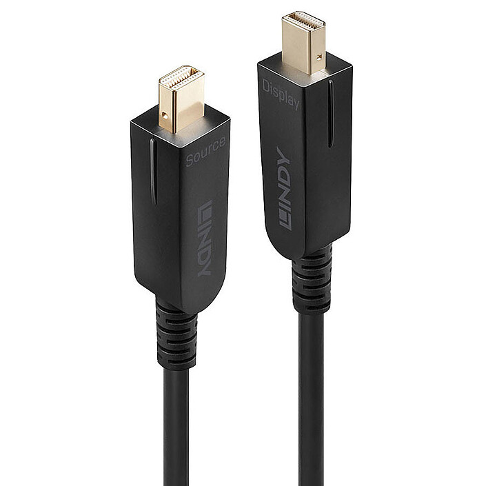 Lindy Câble Hybride Mini DP 1.4 Fibre Optique (20 m)