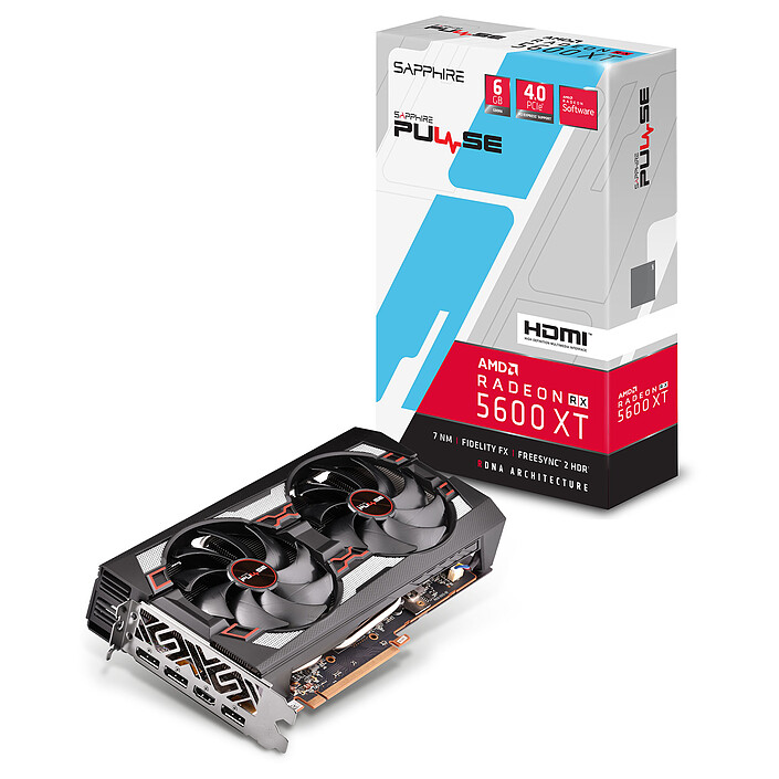 Sapphire PULSE Radeon RX 5600 XT 6G (GDDR6 14 Gbit/s)
