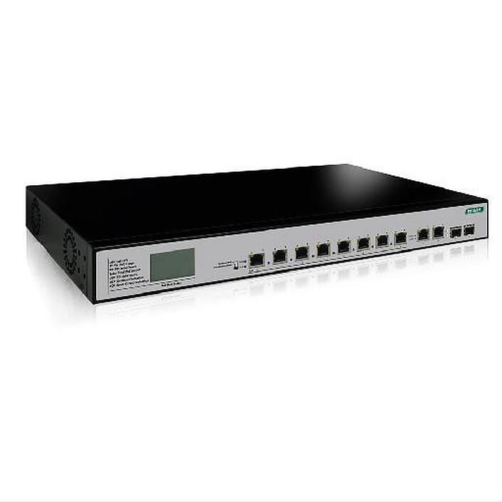 MCL Switch Gigabit PoE Rackable (8+2 ports + 2 SFP)