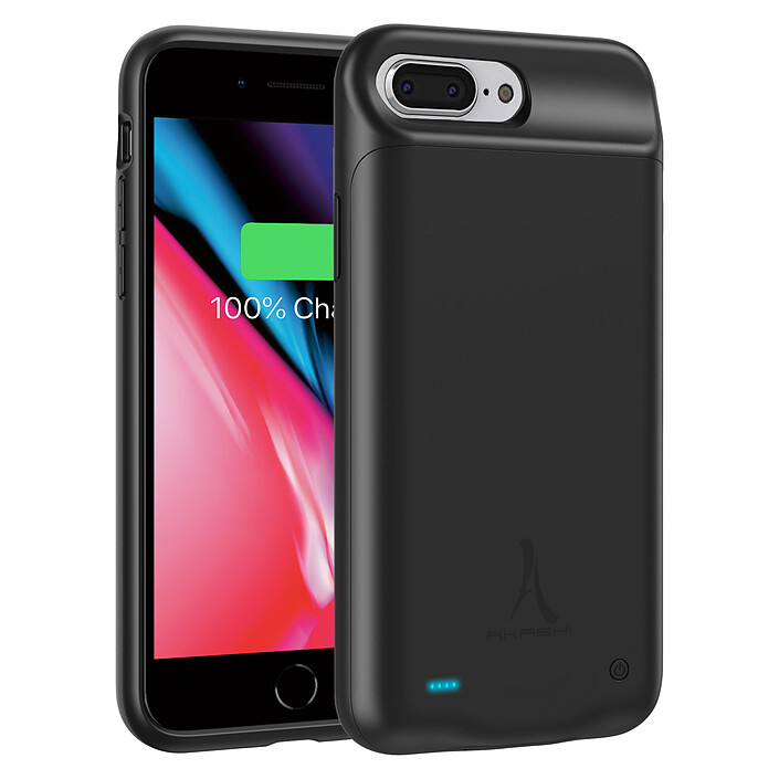 Akashi Coque Batterie Noire iPhone 6 Plus / 7 Plus / 8 Plus