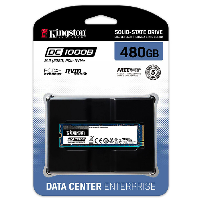 Avis Kingston SSD DC1000B 480 Go