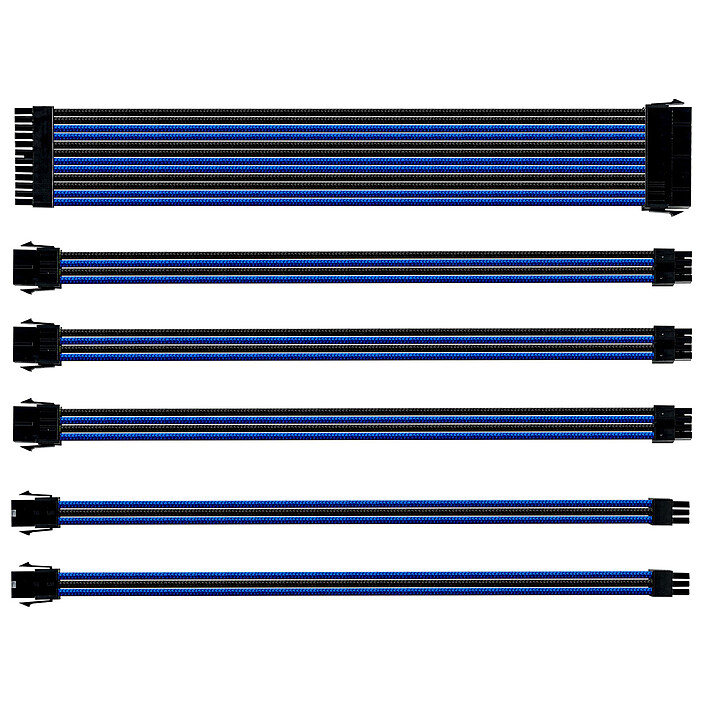 Cooler Master Sleeved Extension Cable Kit Noir/Bleu