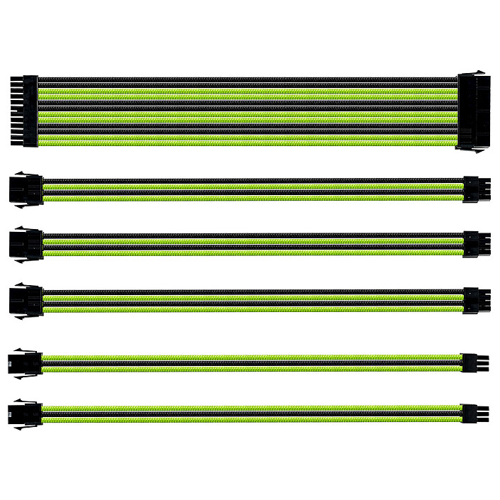 Cooler Master Sleeved Extension Cable Kit Noir/Vert