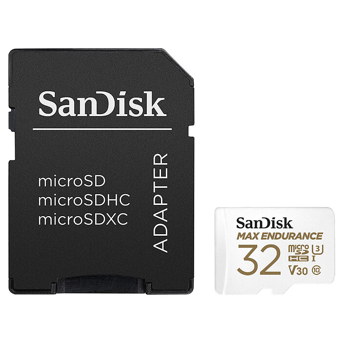 SanDisk Max Endurance microSDHC UHS-I U3 V30 32GB SD Adapter