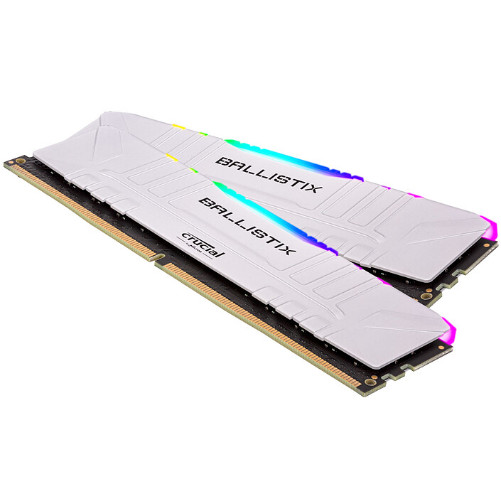 Ballistix White RGB DDR4 32 Go (2 x 16 Go) 3600 MHz CL16