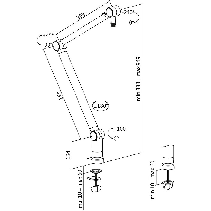 OPLITE Supreme Mic Boom Arm pas cher