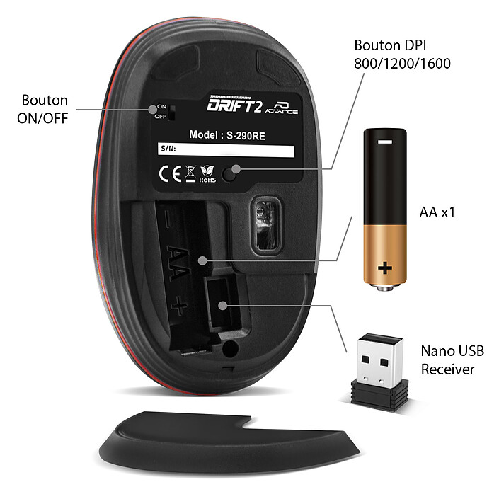 Acheter Advance Drift 2 Rouge