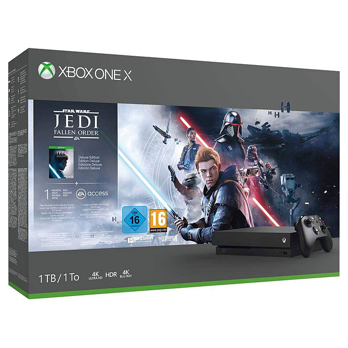 Microsoft Xbox One X (1 To) + Star Wars Jedi : Fallen Order