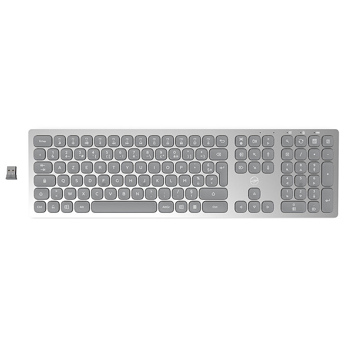 Mobility Lab Premium Wireless Slim Keyboard (Gris Clair)