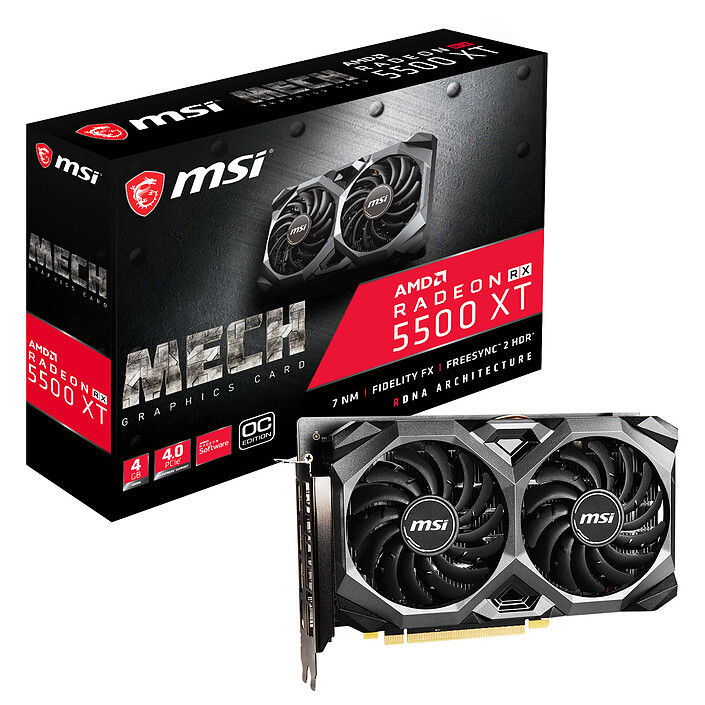 MSI Radeon RX 5500 XT MECH 4G OC