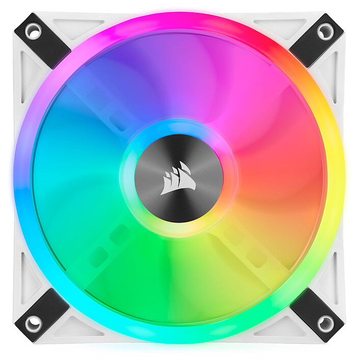 Avis Corsair QL Series QL120 RGB (Par 3) blanc