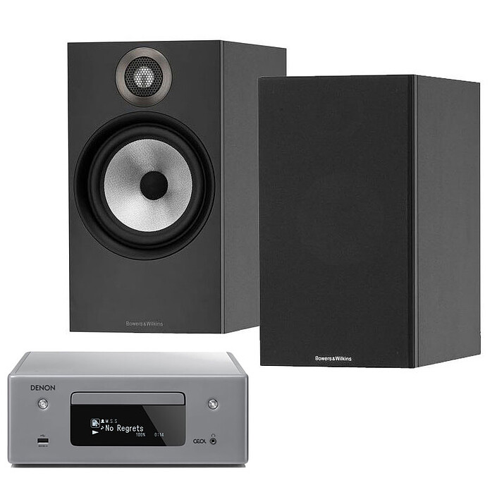 Denon CEOL N10 Gris + B&W 606 Noir