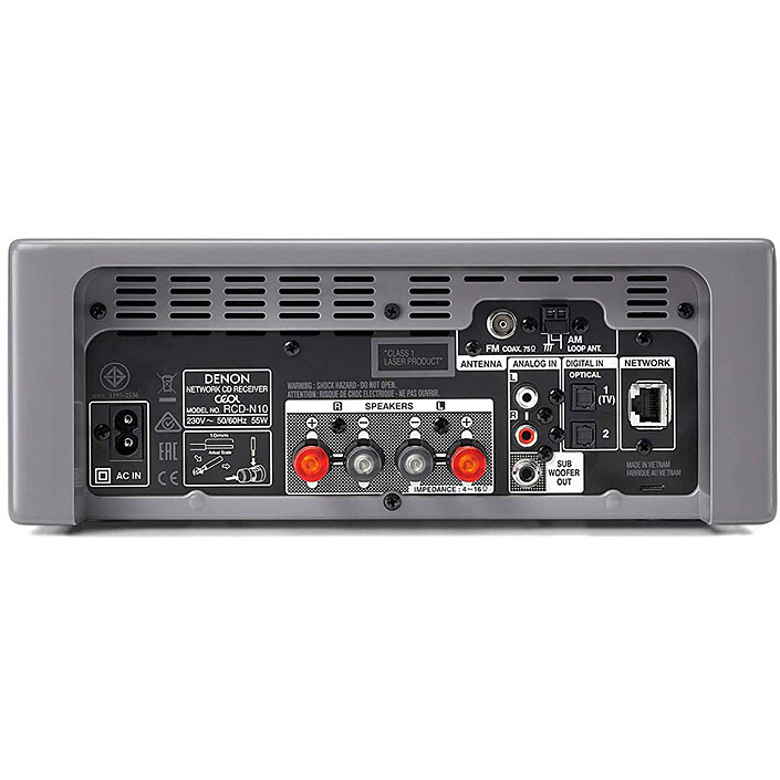 Avis Denon CEOL N10 Gris + B&W 606 Noir