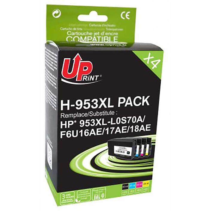 UPrint H-953XL BK/C/M/Y Pack