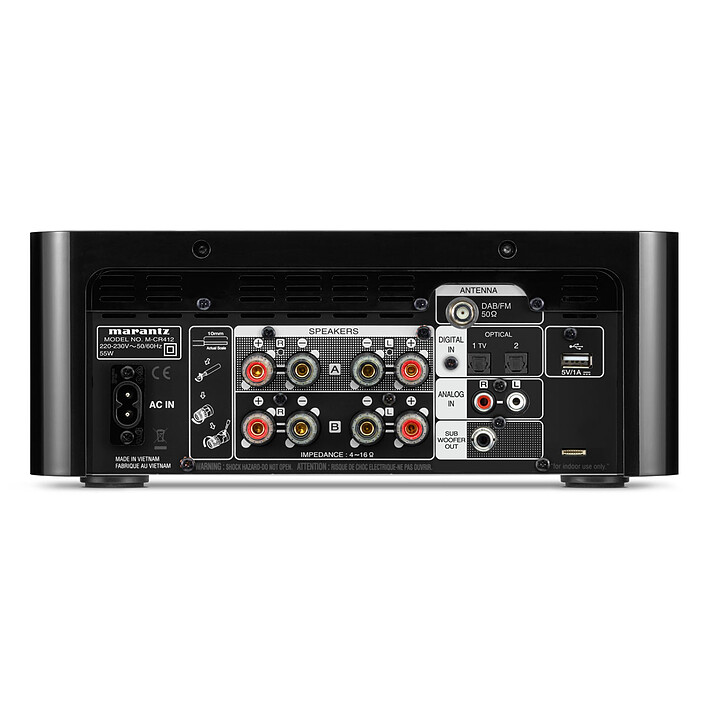 Review Marantz Melody M-CR412 Black Focal Chora 806 Black