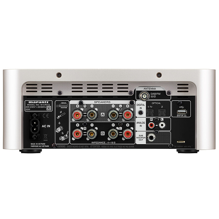 Review Marantz Melody M-CR412 Silver/Gold Focal Chora 806 Black