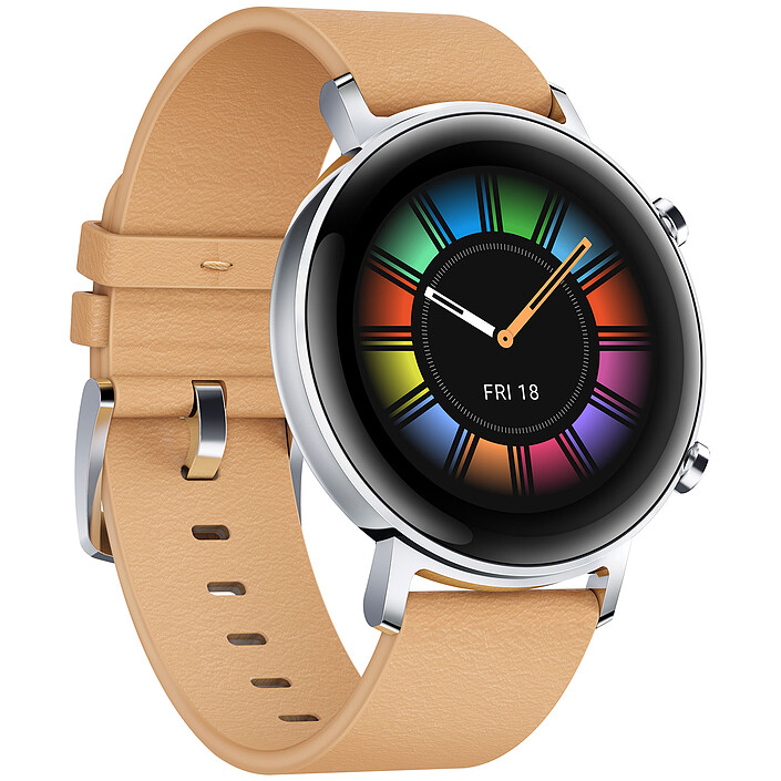 Avis Huawei Watch GT 2 (42 mm / Cuir / Marron)
