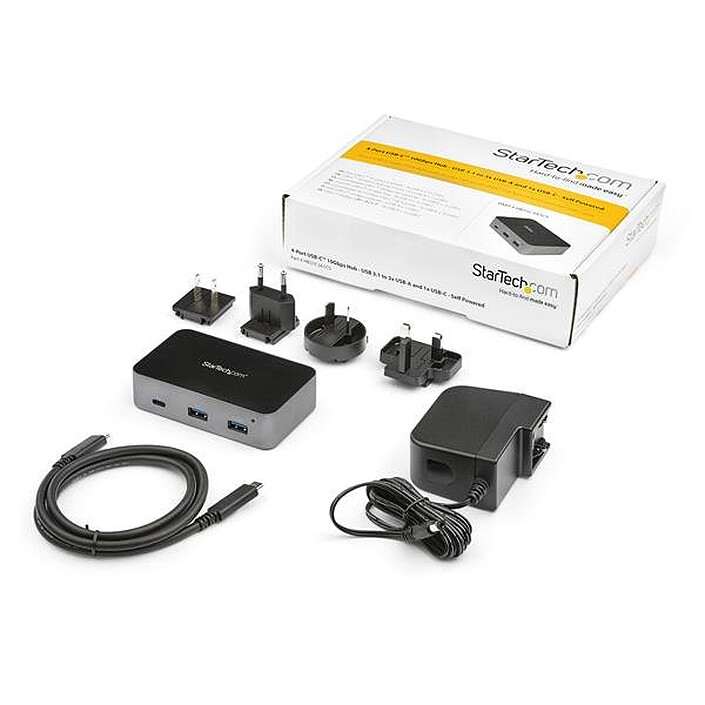 cheap StarTech.com Compact USB-C Hub 4 USB ports (3 x USB type A 1 x USB type C)