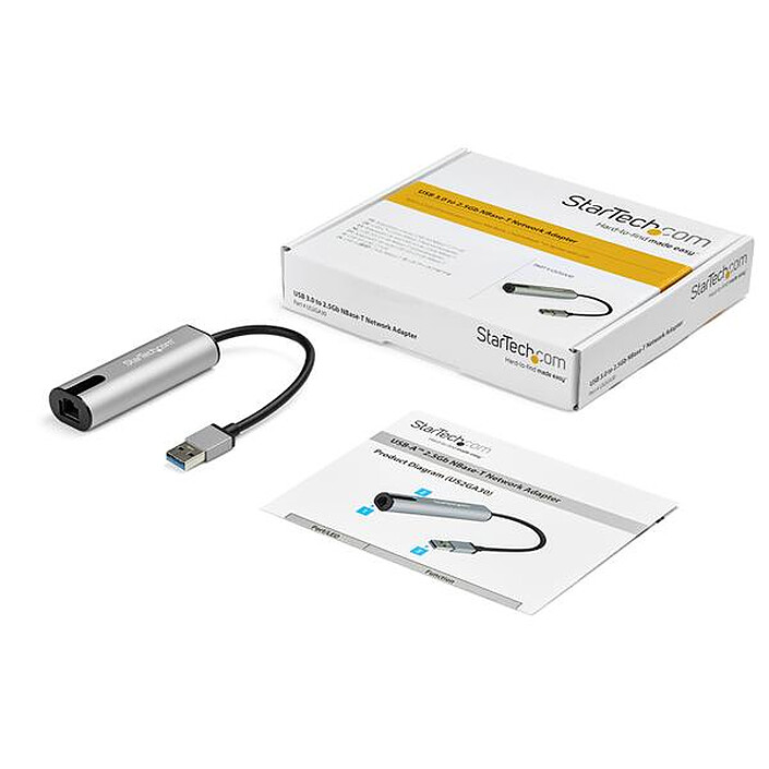 Buy StarTech.com USB-A to 2.5 Gigabit Ethernet (USB 3.0) Adapter