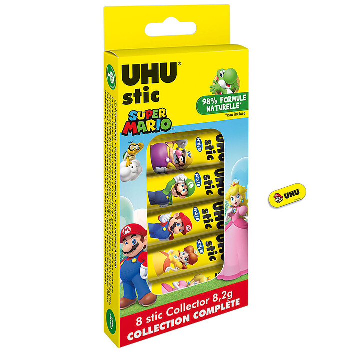 UHU Stic baton de colle Pack Collector 8 x 8.2 gc + Cache caméra