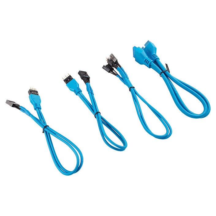 Corsair - Kit di espansione del pannello frontale coperto (30cm) - Blu
