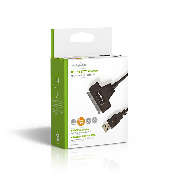 Comprar Adaptador autoalimentado Nedis USB 3.0 / SATA 2.5" SSD-HDD