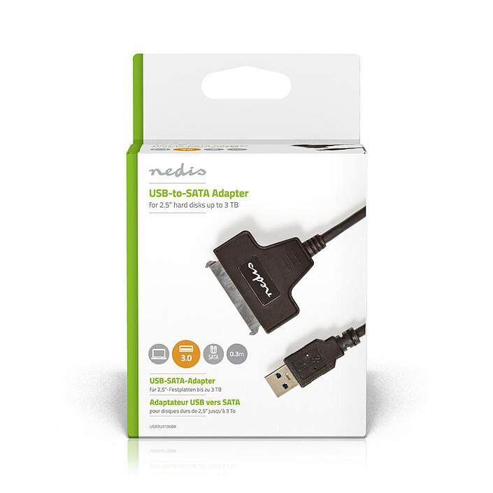 Opiniones sobre Adaptador autoalimentado Nedis USB 3.0 / SATA 2.5" SSD-HDD