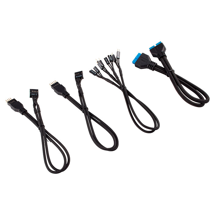 Corsair - Kit di espansione del pannello frontale coperto (30cm) - Nero