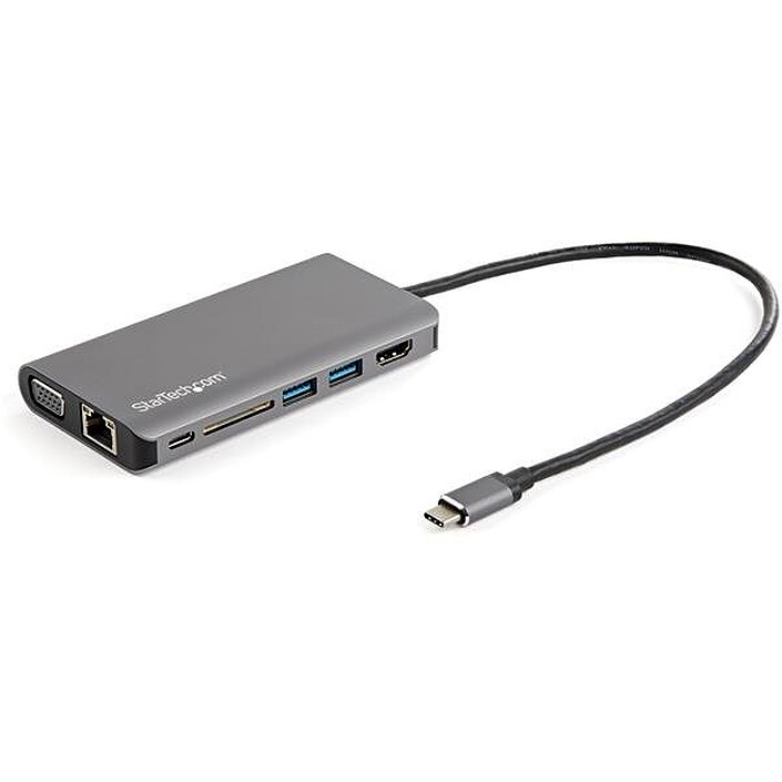Adaptador multipuerto USB-C de StarTech.com - Lector de tarjetas de memoria SD - Power Delivery