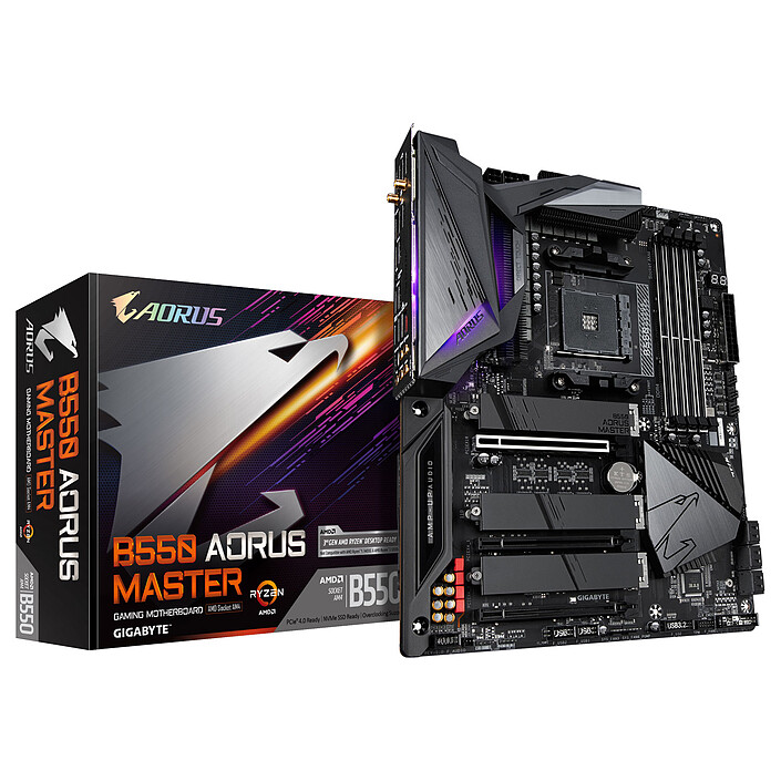 Gigabyte B550 AORUS MASTER avec mise à jour de BIOS