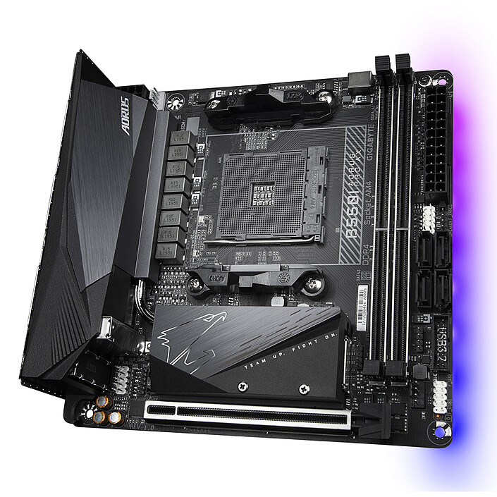 Avis Gigabyte B550I AORUS PRO AX avec mise à jour de BIOS