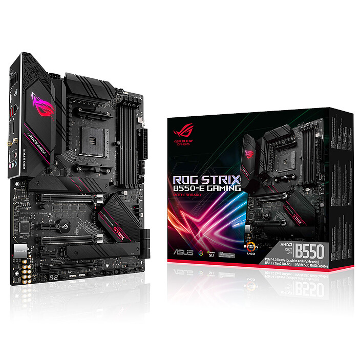 ASUS ROG STRIX B550-E GAMING avec mise à jour de BIOS
