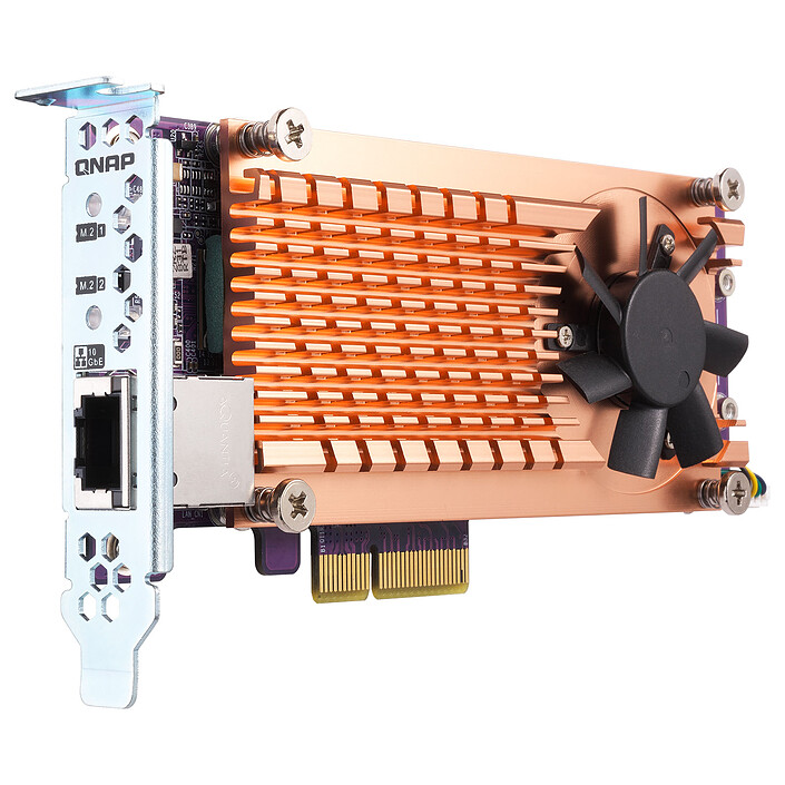 Review QNAP QM2-2P10G1TA